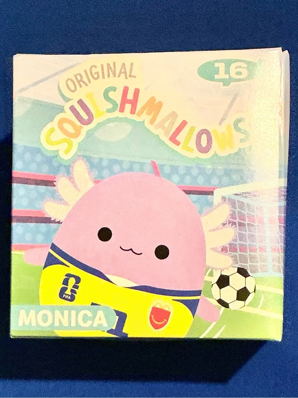 FIFA McDonald's Happy Meal Toy FIFA Original Squishmallows Monica #16 NEW IN BOX